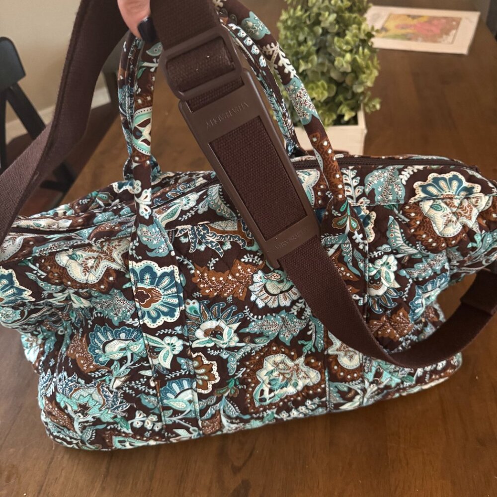 Vera Bradley Weekender Duffle - Java Blue - image 2